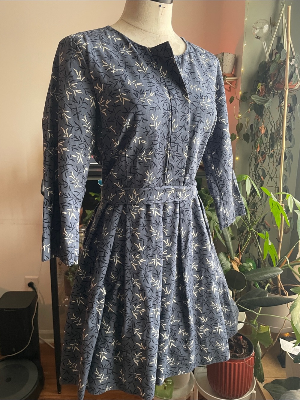 GAP Navy Blue Floral Dress